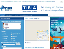Tablet Screenshot of port-directory.com